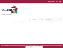 Tablet Screenshot of galleryshop.it
